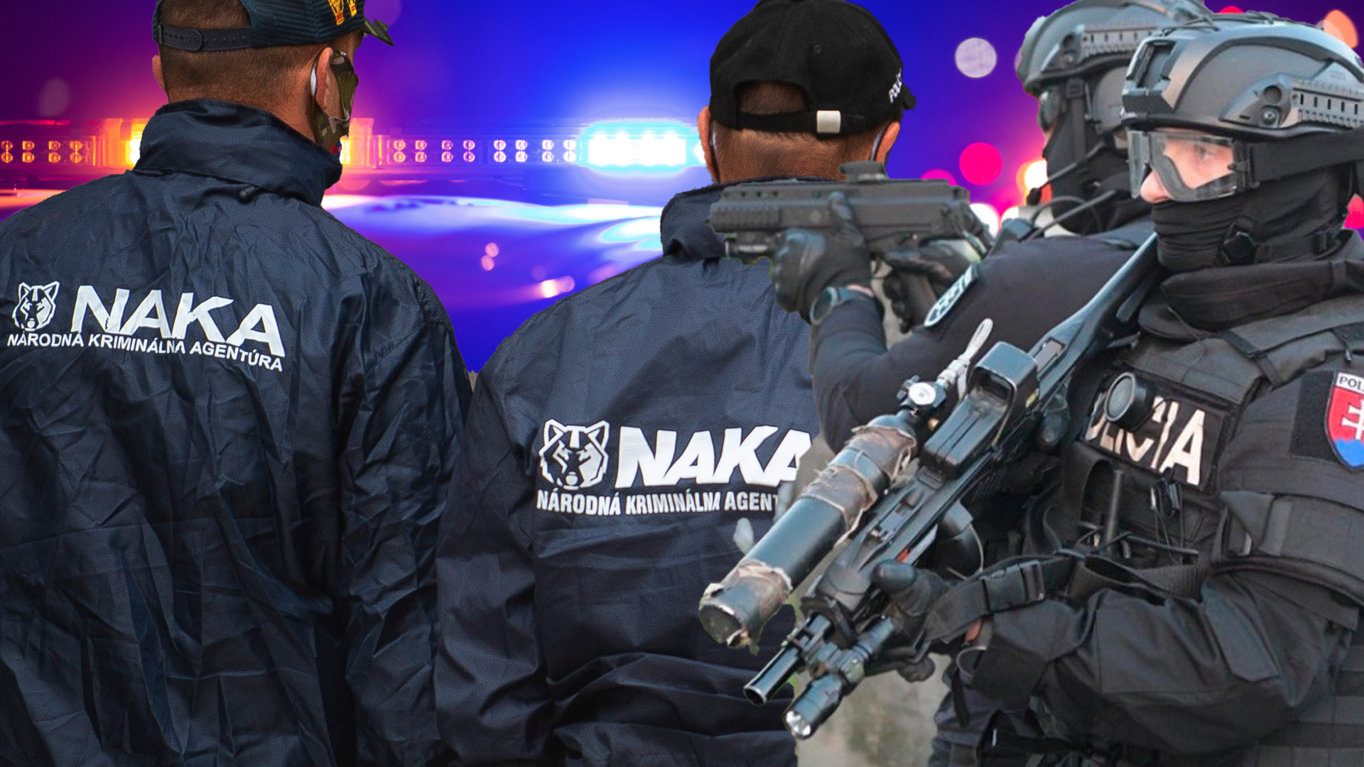 Príslušníci NAKA v akcii