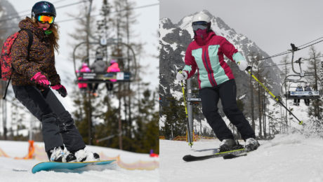 Jarná lyžovačka na Štrbskom Plese vo Vysokých Tatrách