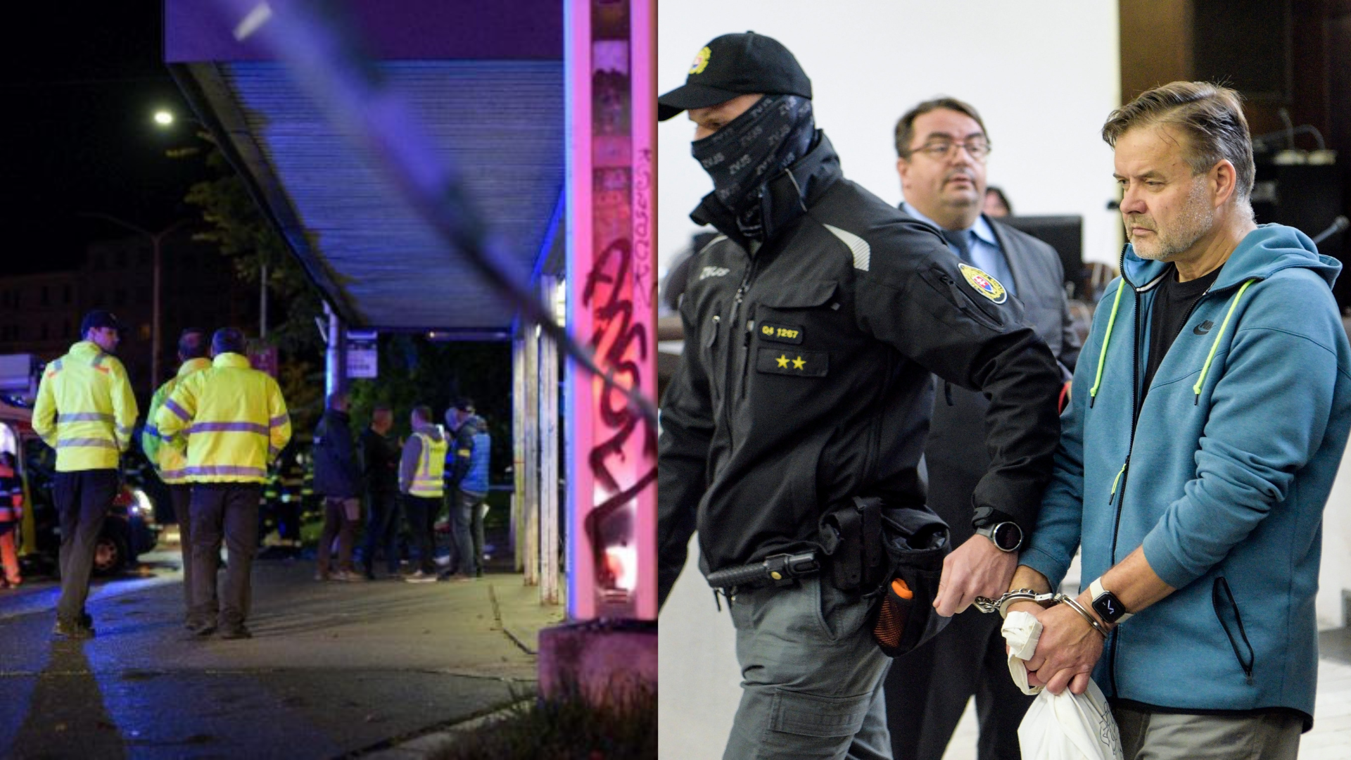 Policajti a obvinený Dědeček