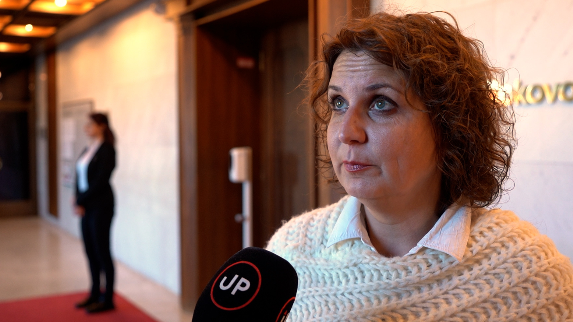 Na snímke nezaradená poslankyňa