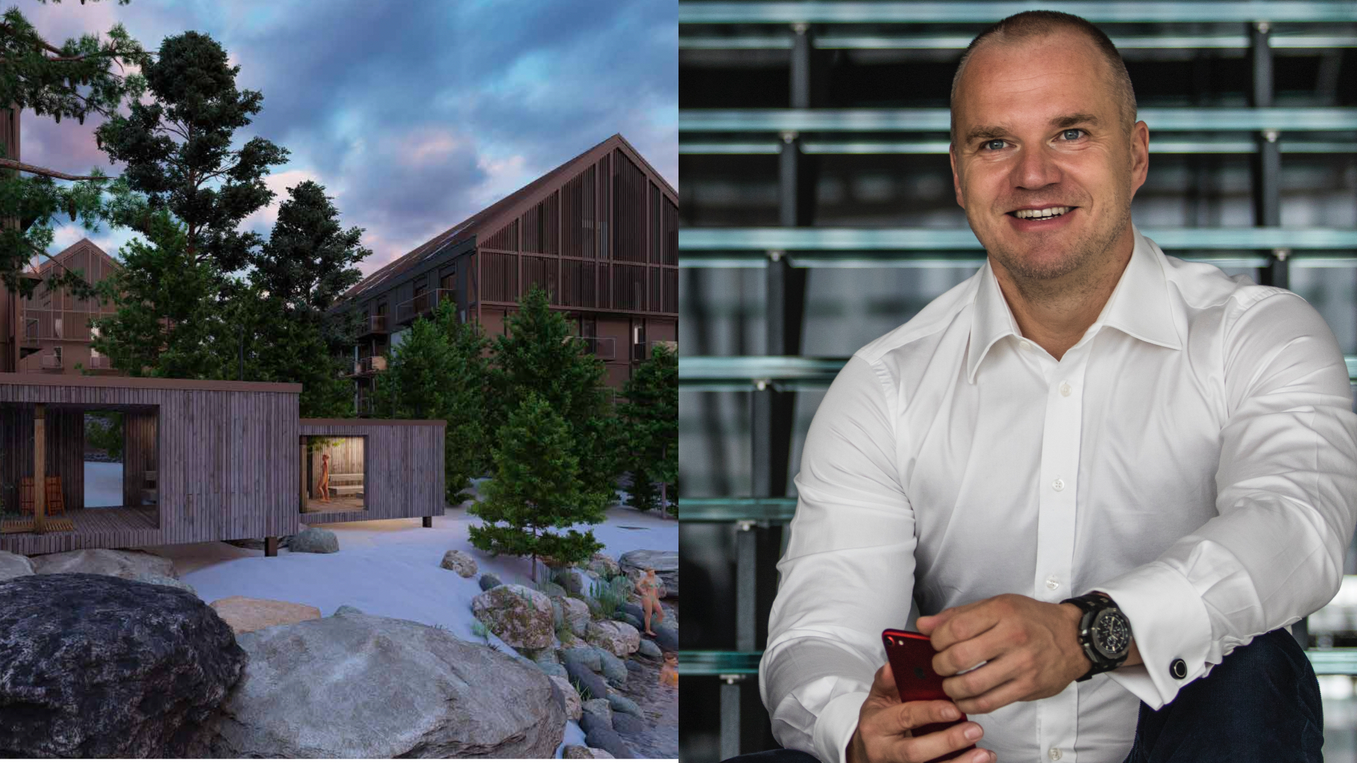 Objekt v obci Štôla s názvom Vitality Rezort, ktorý stavia obvinený Michal Suchoba