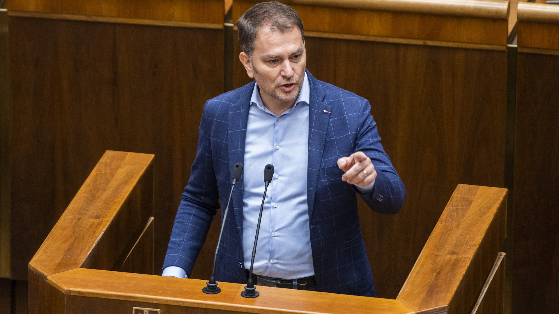 Minister financií SR Igor Matovič v parlamente