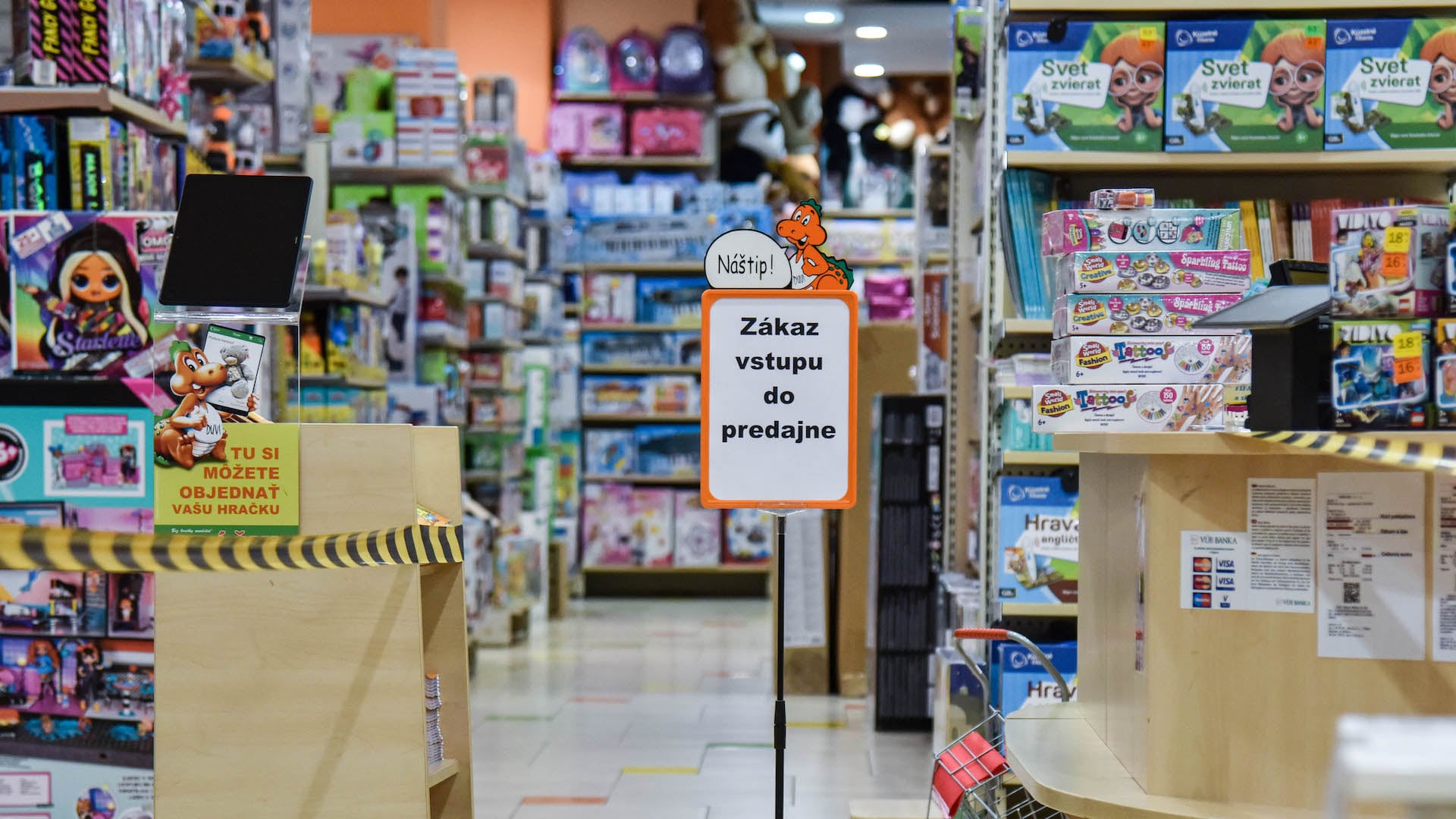 predajňa Dráčik počas korona opatrení