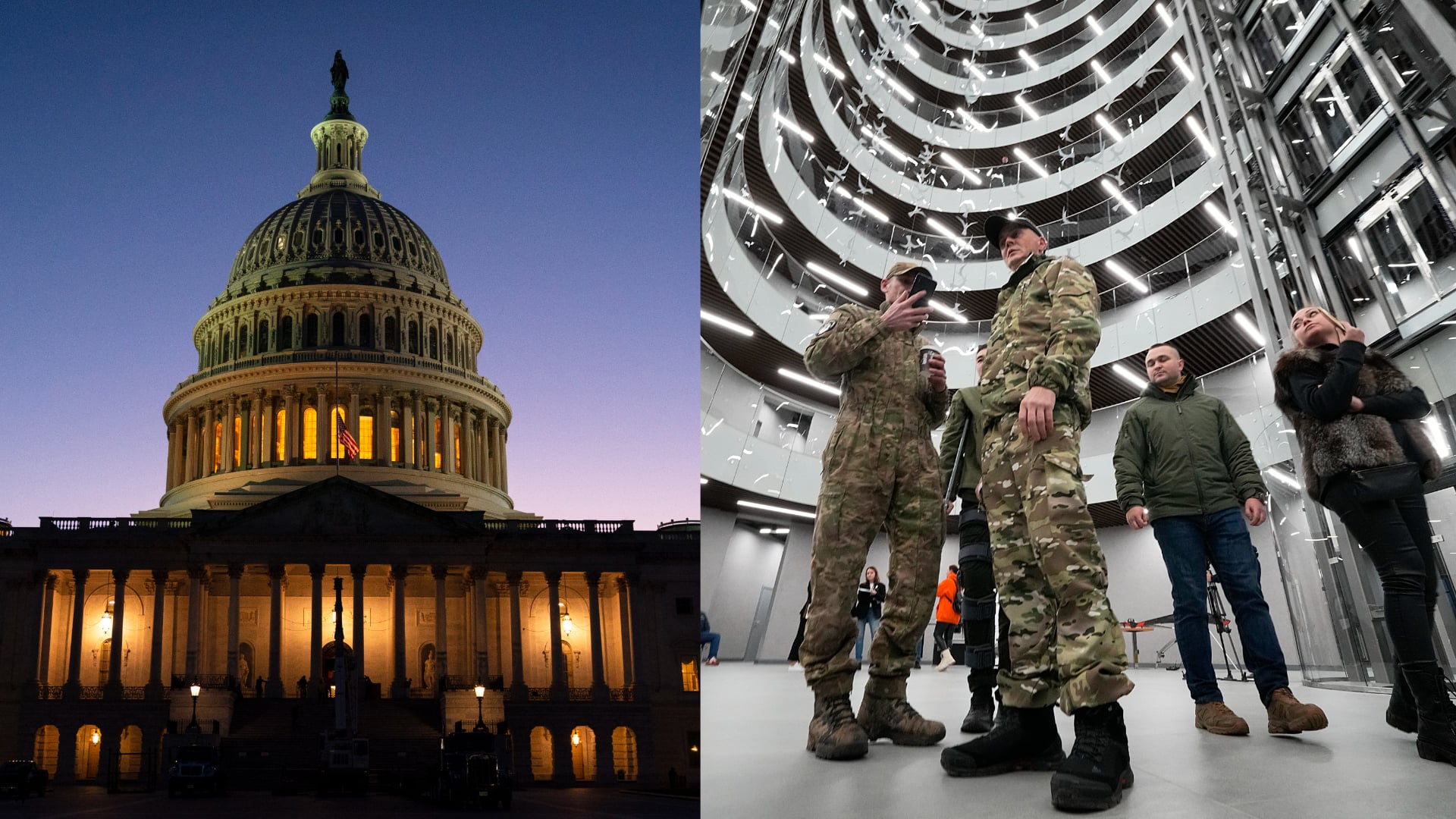 Capitol Hill vo Washingtone, Ruská súkromná polovojenská organizácia, známa aj ako Vagnerova skupina, ilustračné foto
