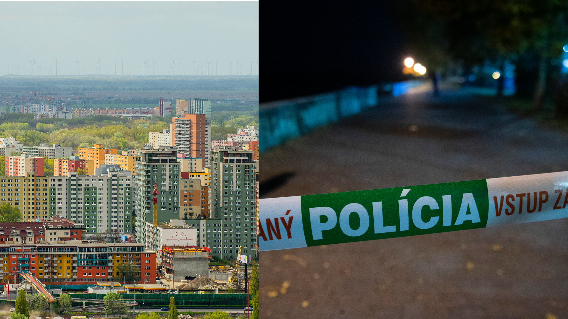 Petržalka – sídlisko, Policajná páska, ilustračné foto