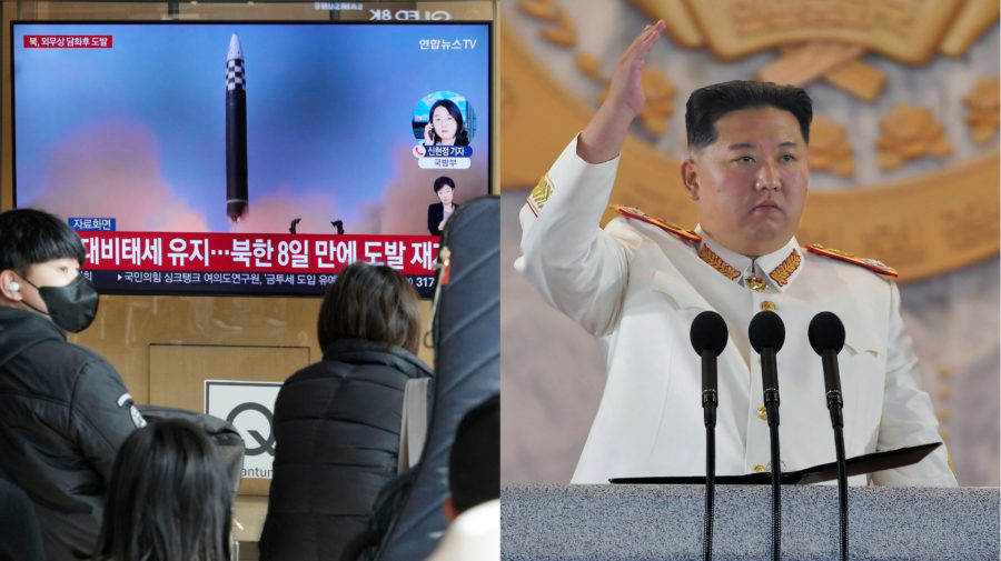 Odpálenie balistickej rakety, severokórejský vodca Kim Čong-un