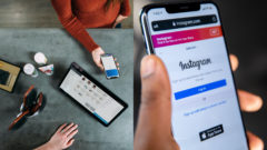 nakupovanie online, instagram