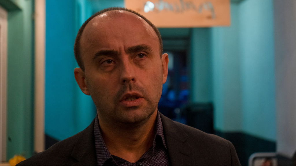 Radoslav Štefančík v podchode