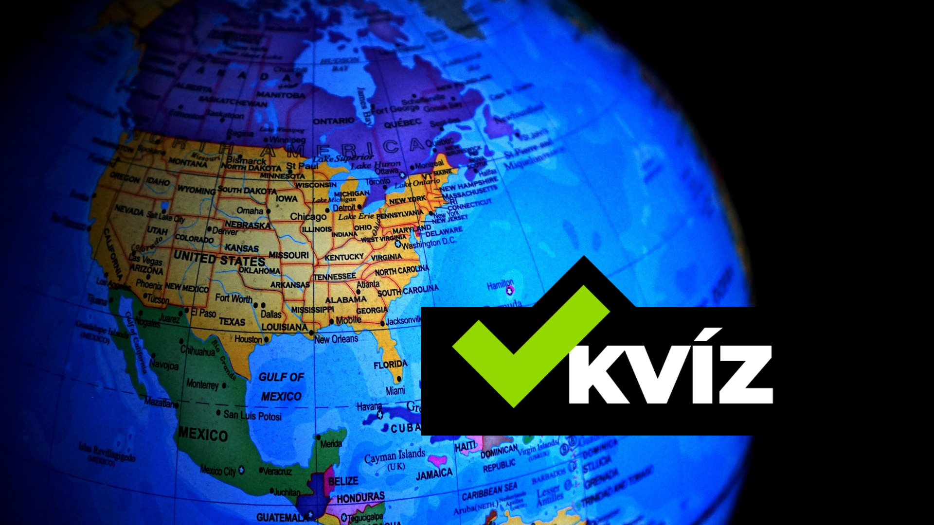 kvíz mapa glóbus zemepis usa