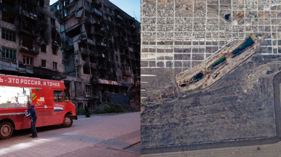 Mariupol mesto hrôzy, ktoré Rusko bombardovalo do tla.