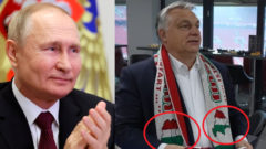 Vladimir Putin a Viktor Orbán v šály s Veľkým Uhorskom