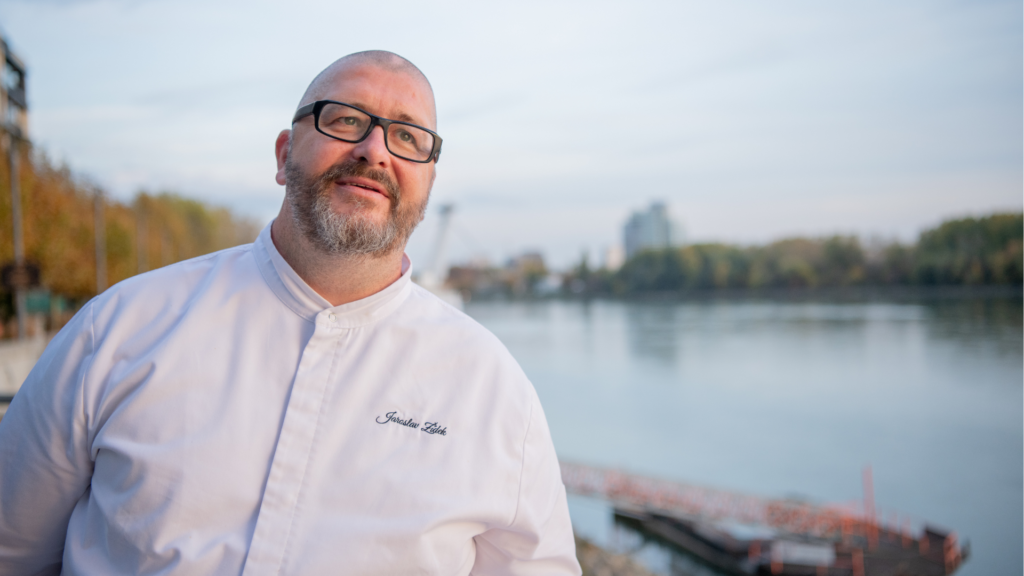 Jaroslav Žídek pri Dunaji