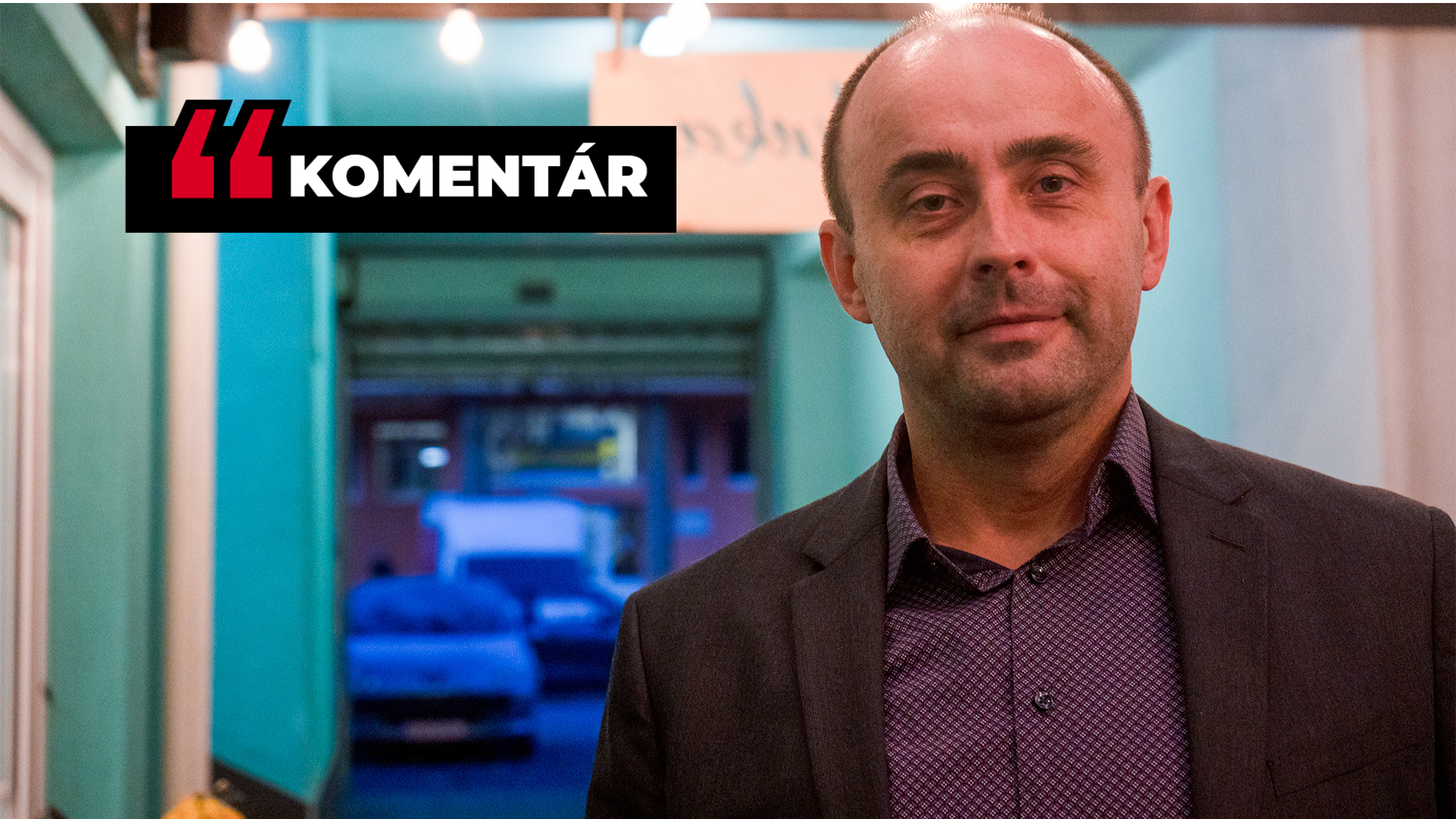 Radoslav Štefančík v podchode