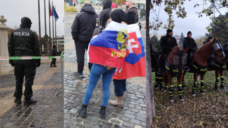 Protesty v Bratislave