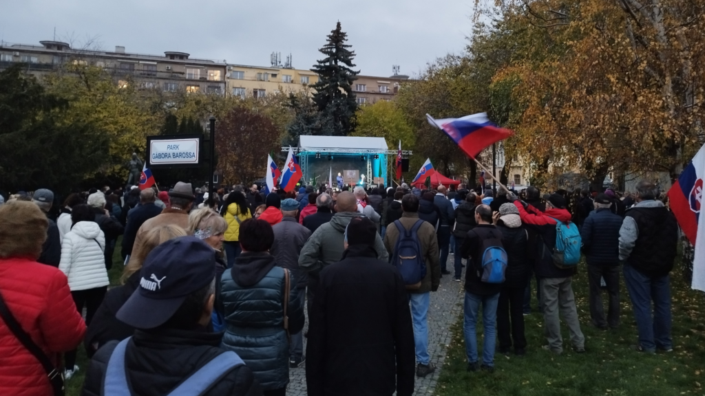 Protest v Bratislave