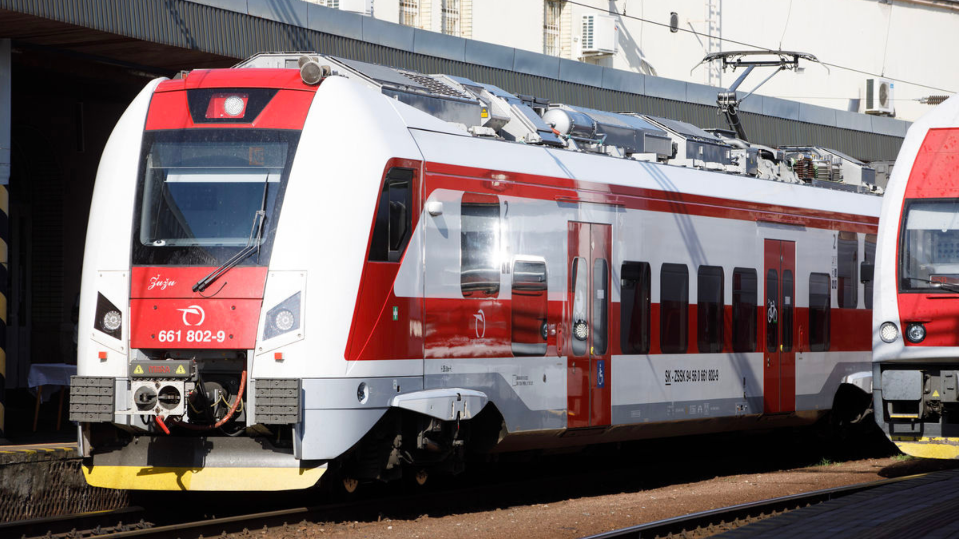 Vlak na bratislavskej stanici