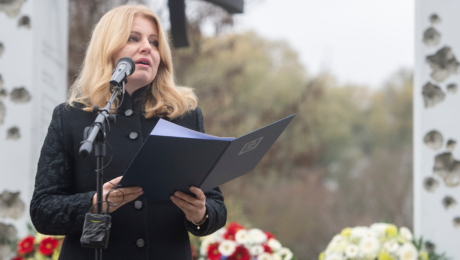 Prezidentka počas výročia Nežnej revolúcie