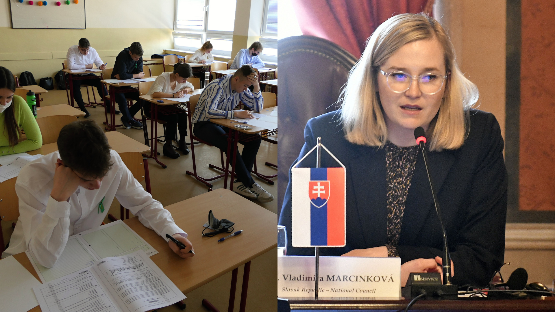 Študenti a Marcinková