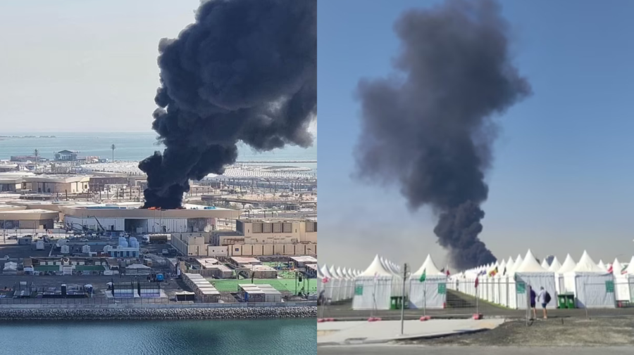 Požiar v Katare