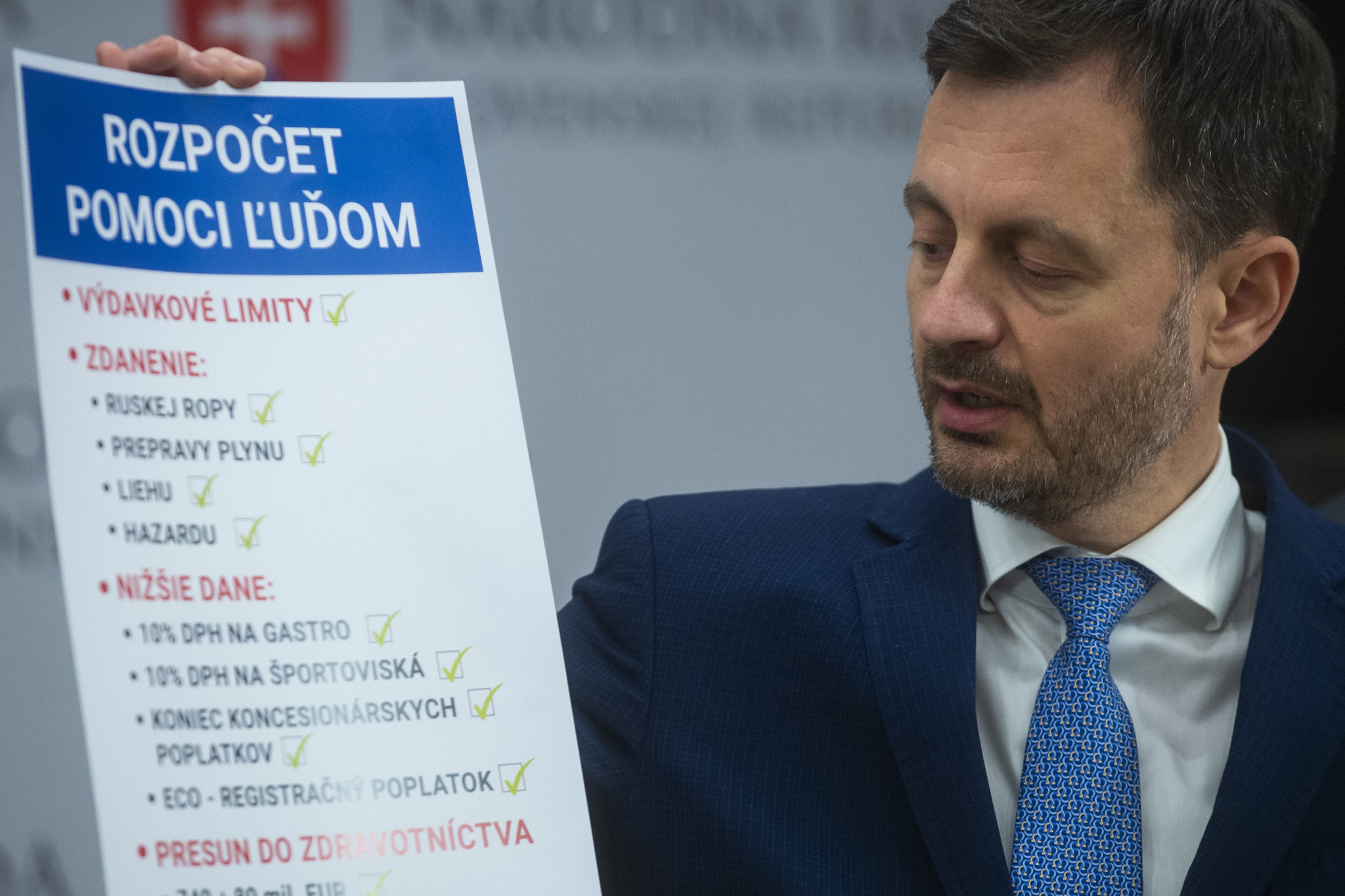 Dočasne poverený premiér SR Eduard Heger