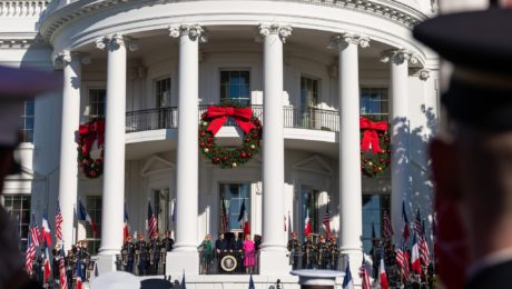 dekorácia Bieleho domu