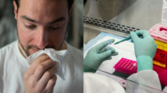 nos baktérie zima chlad