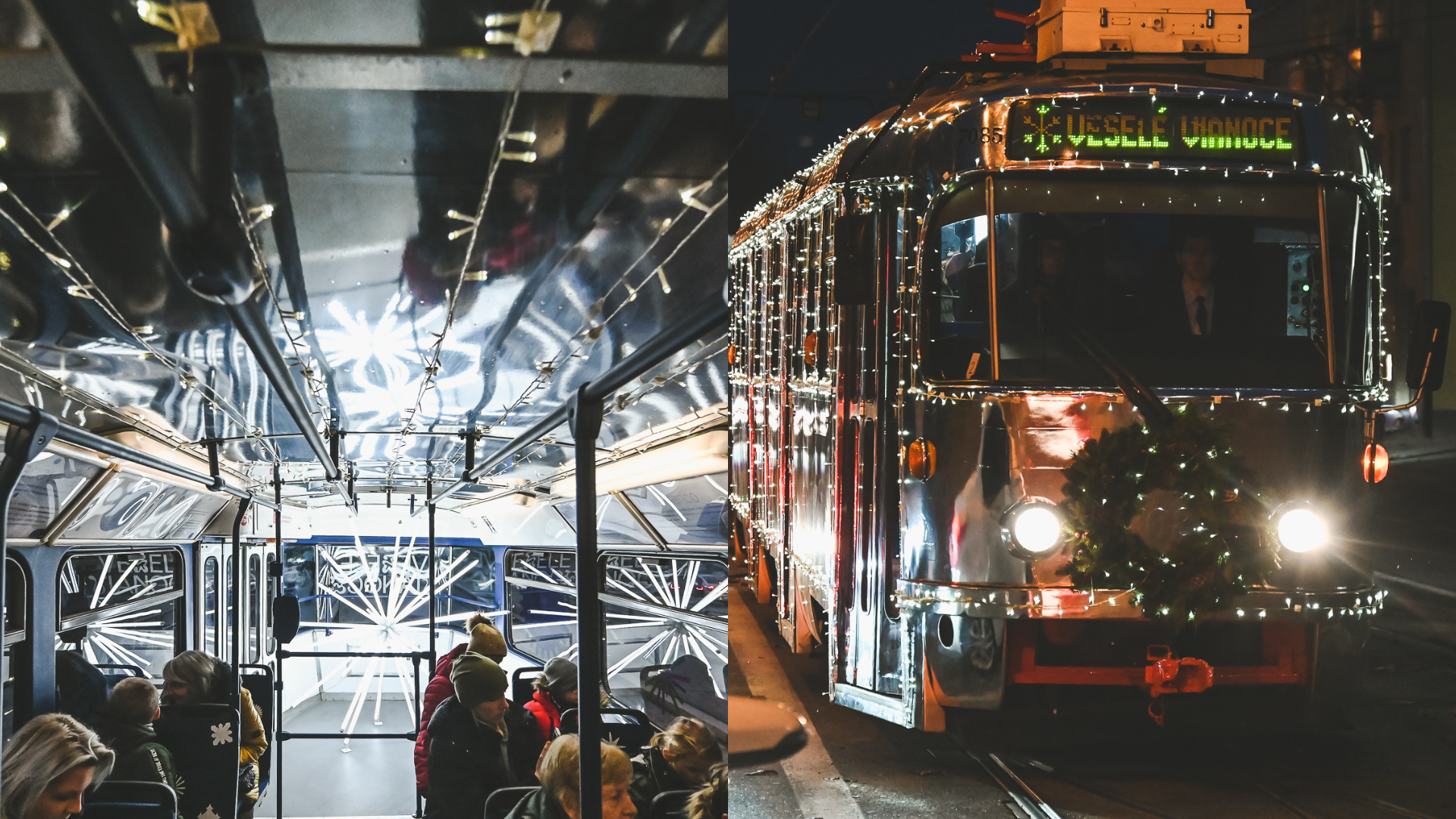 vianočná električka bratislava 2022