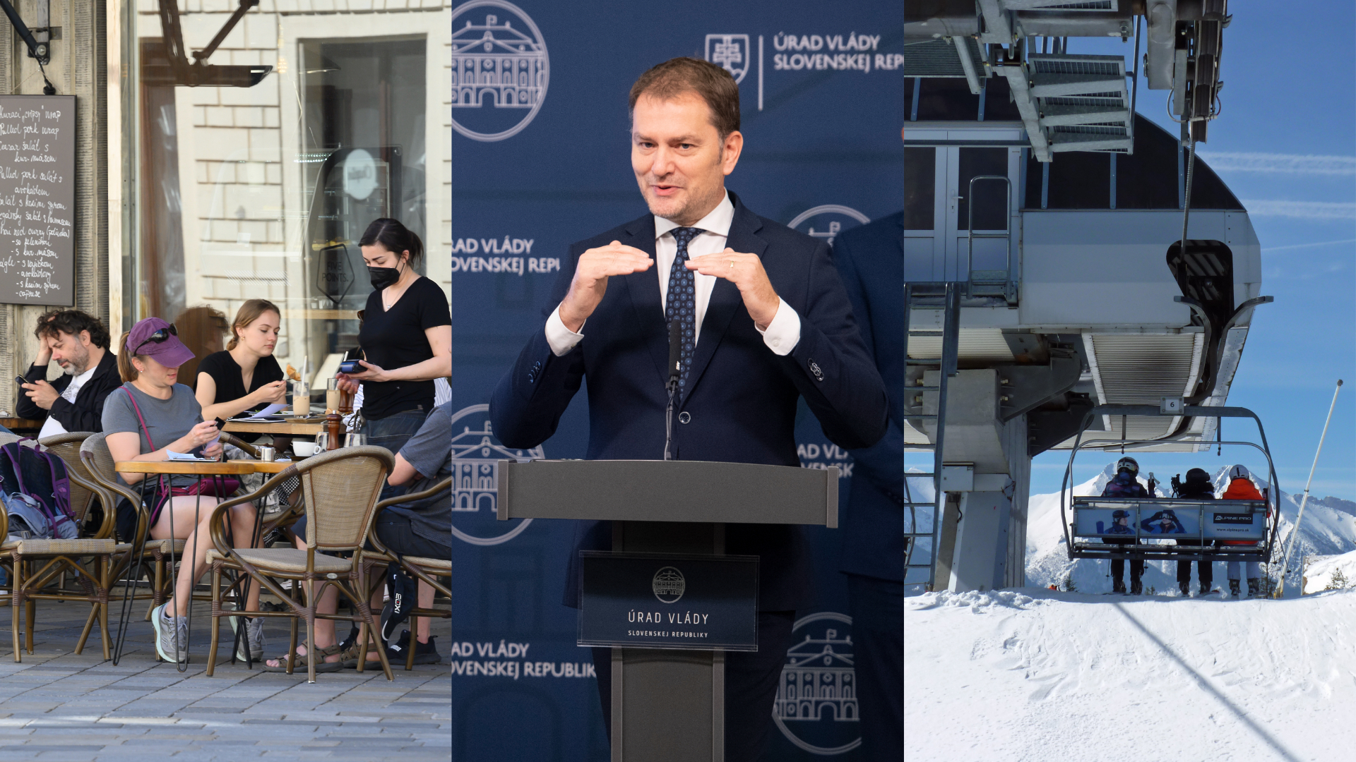 Gastro podnik, minister financií Igor Matovič, lyžiarske stredisko