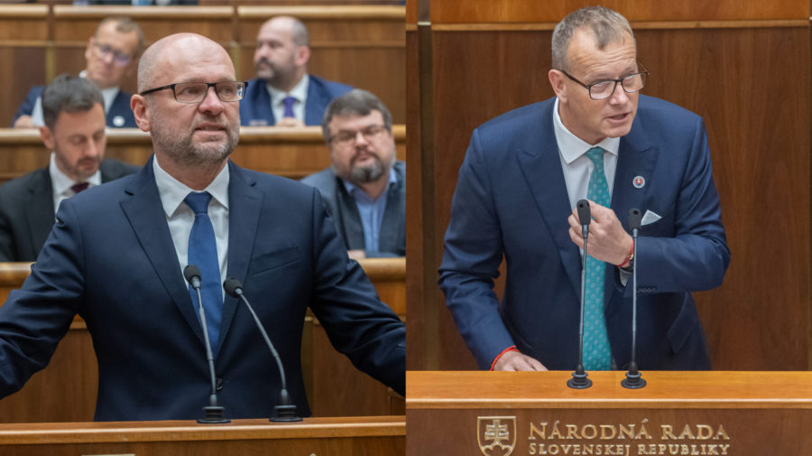 Predseda SaS Richard Sulík, predseda parlamentu Boris Kollár