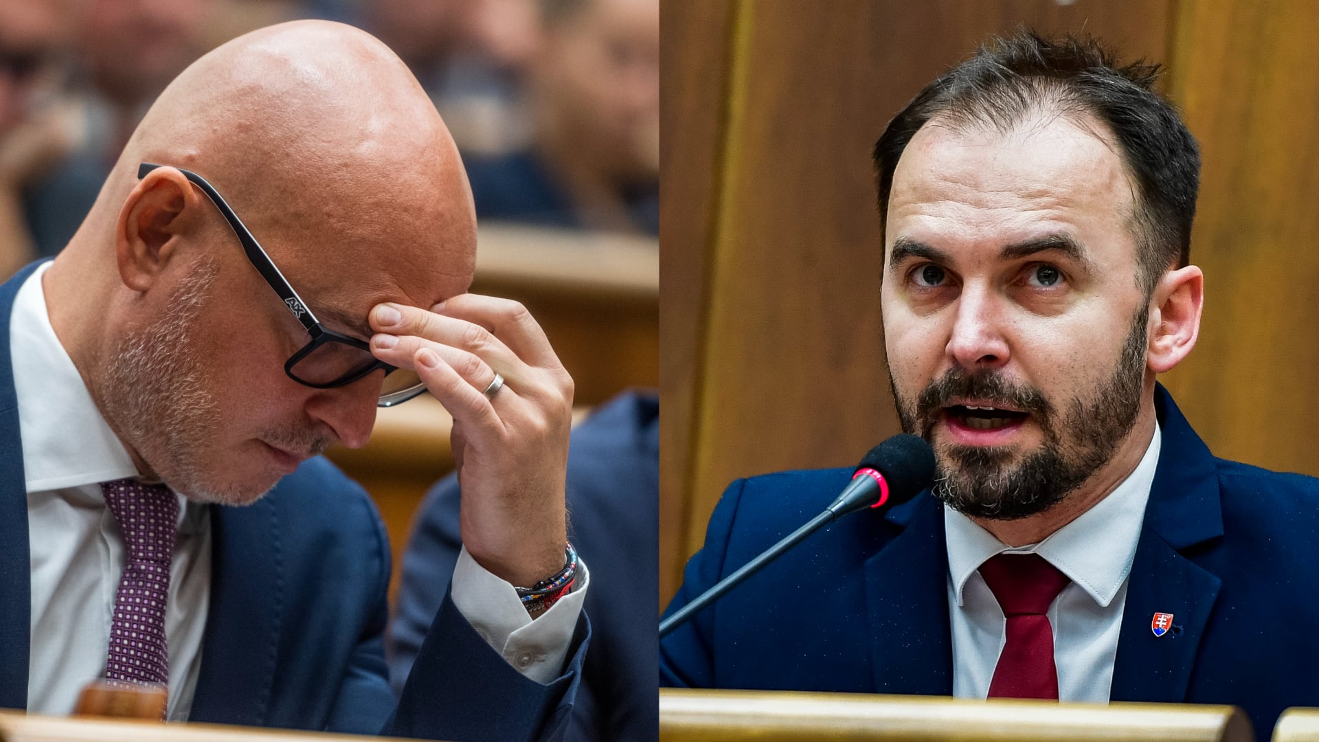 Branislav Gröhling (SaS), Michal Šipoš (OĽANO)