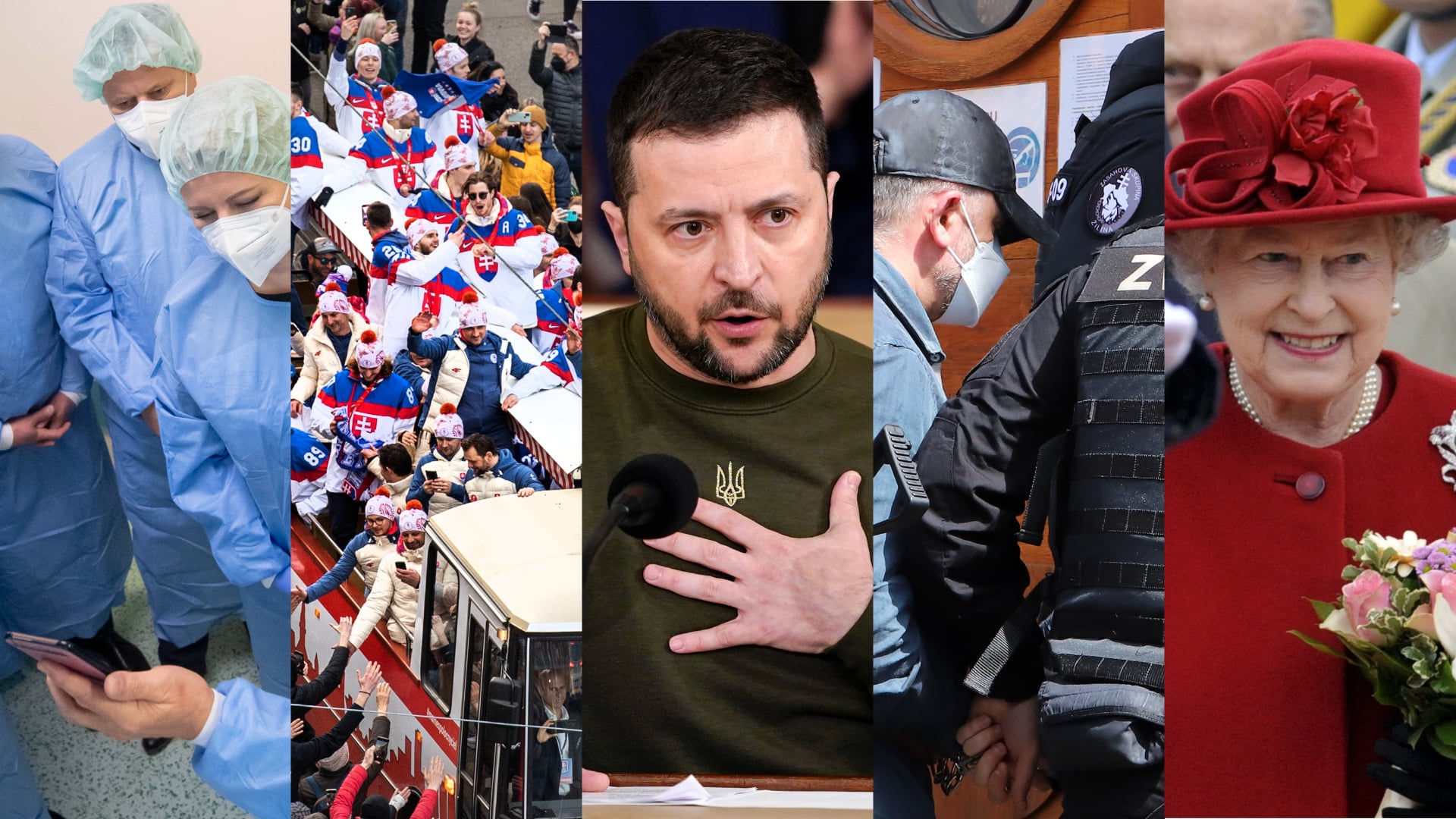 Pandémia, ZOH Peking, Volodymyr Zelensky, NAKA, Alžbeta II.