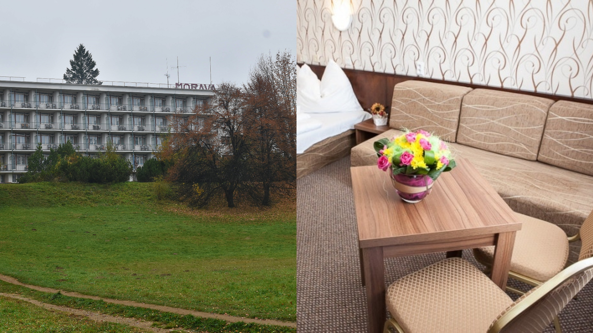 hotel morava interiér exterirér