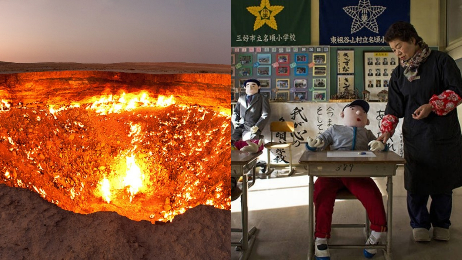 láva škola s bábkami