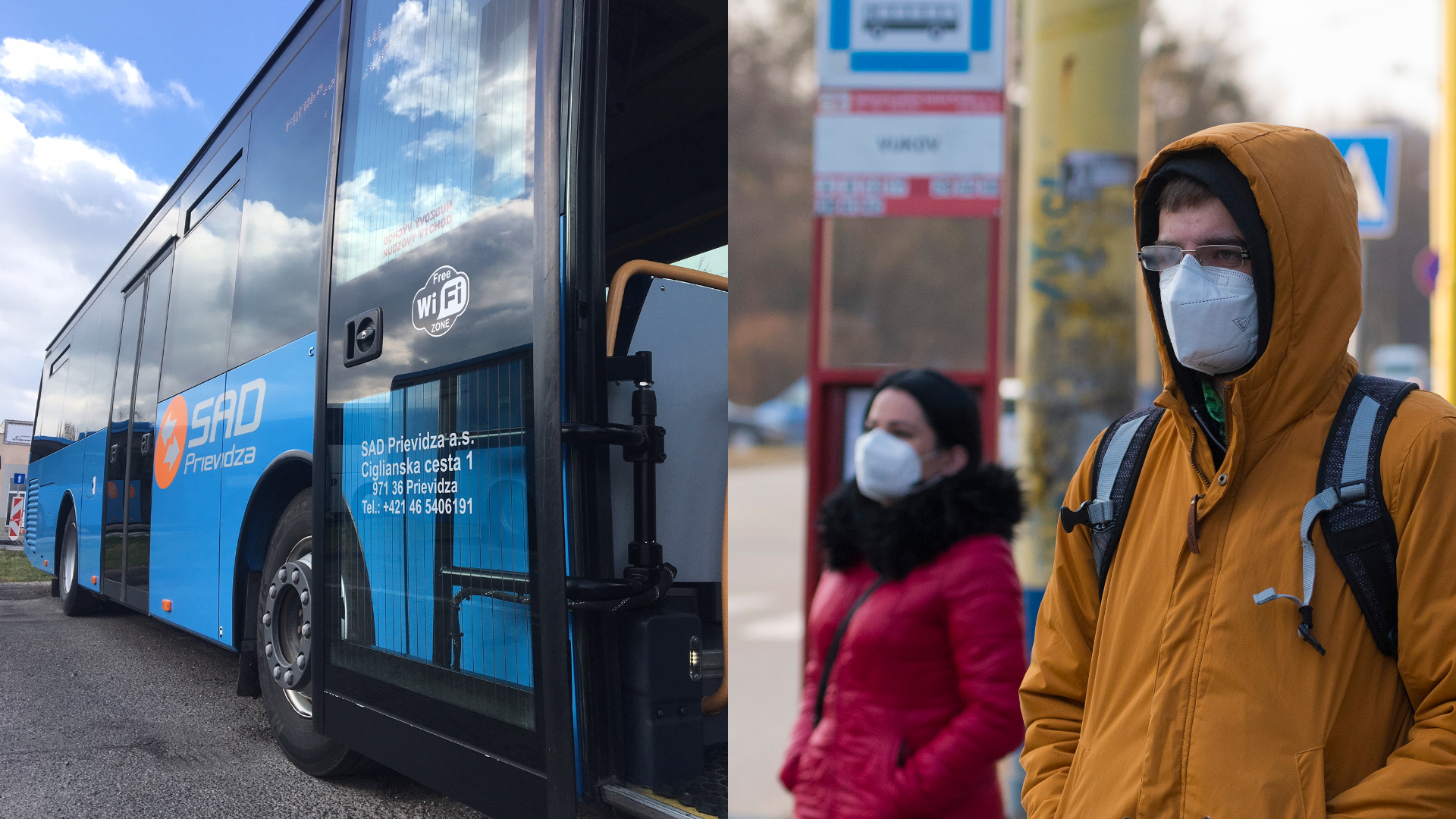 ľudia čakajúci na mhd