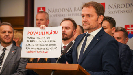 Hlasovanie o vyslovení nedôvery vláde na základe návrhu SaS.