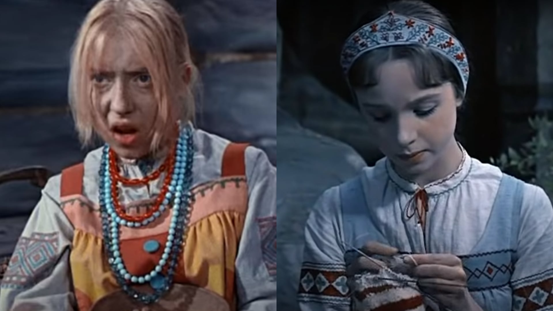 marfuša a nasťa z rozprávky mrázik