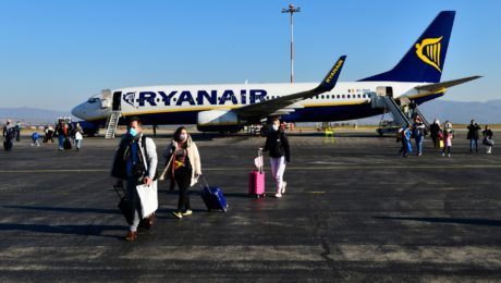 Na snímke je lietadlo Ryanair.