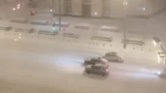 Moskvu zasiahlo silné sneženie, doprava kolabuje