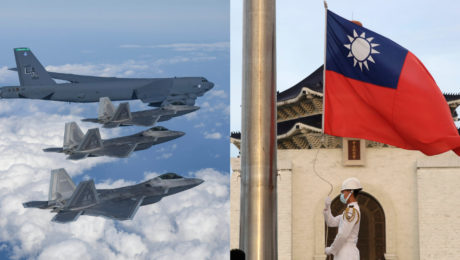 na snímke sú lietadlá a vlajka