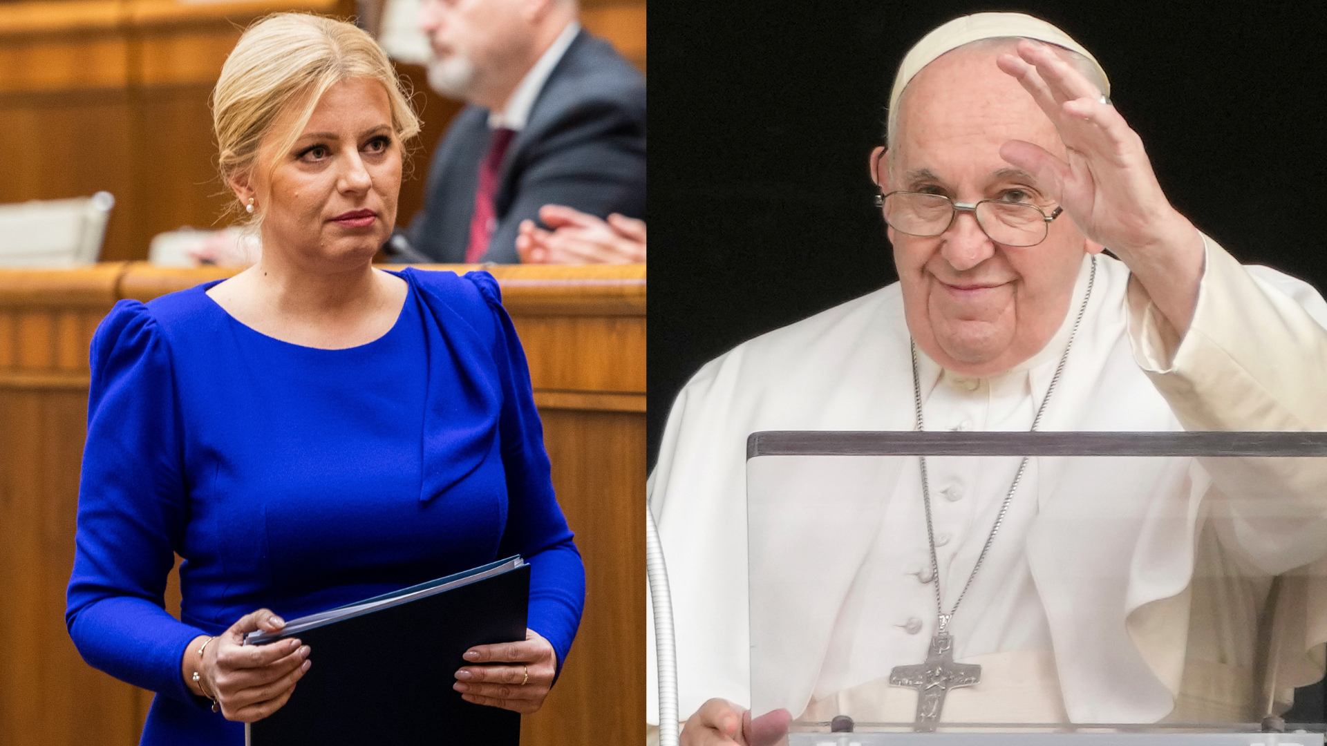 Zuzana Čaputová a pápež František