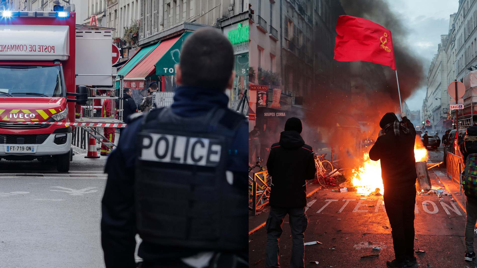 Il y a eu des émeutes après la fusillade à Paris