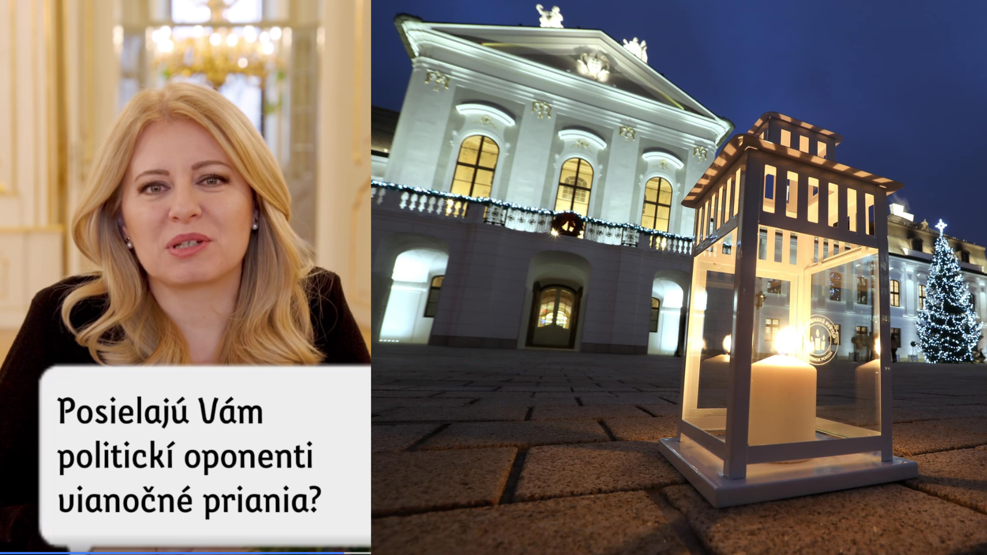 Zuzana Čaputová a palác
