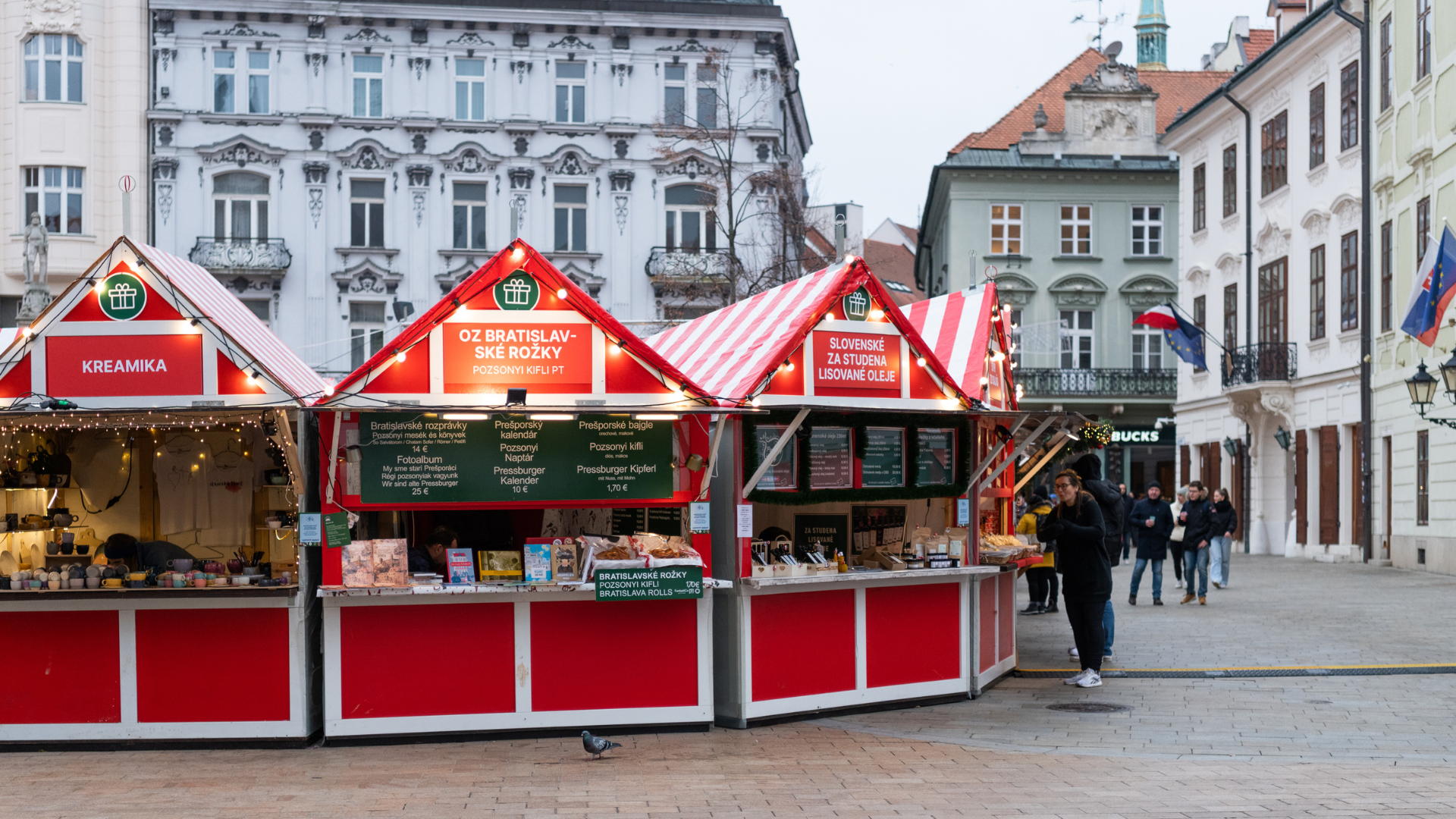 Vianočné trhy v Bratislave