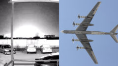 Výbuch Engeľs a Riazan, lietadlo - bombardér Tupolev Tu-95
