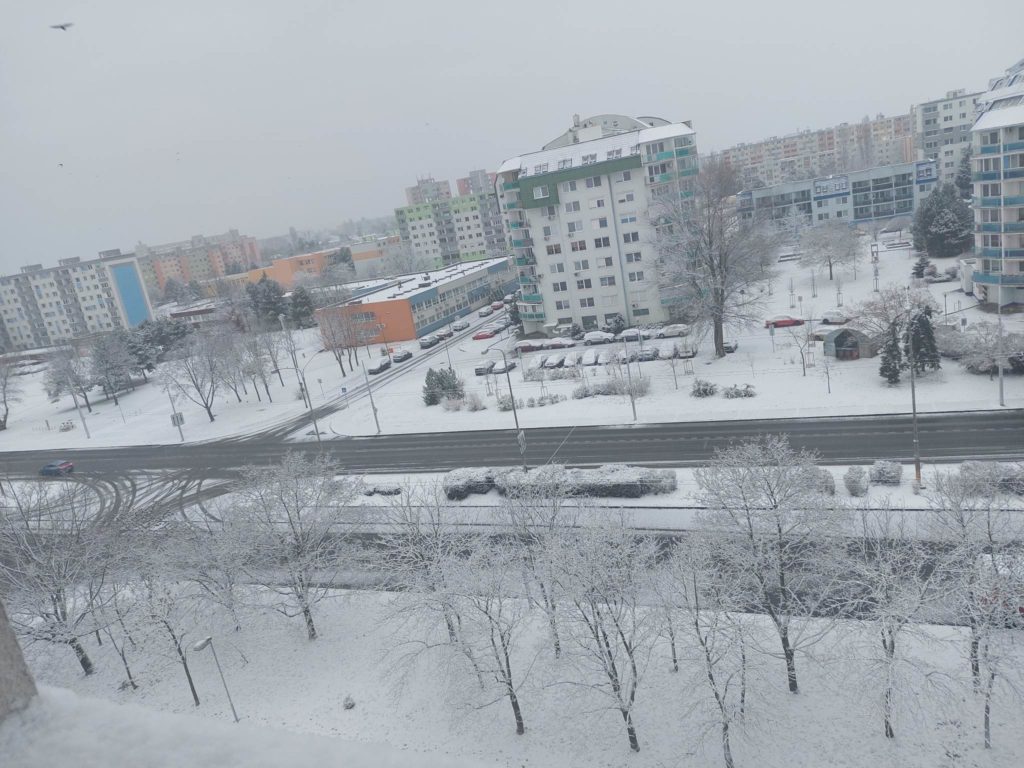 Bratislava sneženie