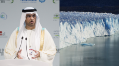 sultan ahmad al-dzabir jaber globálne otepľovanie ľadovec