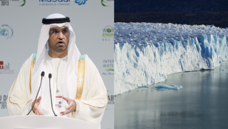 sultan ahmad al-dzabir jaber globálne otepľovanie ľadovec