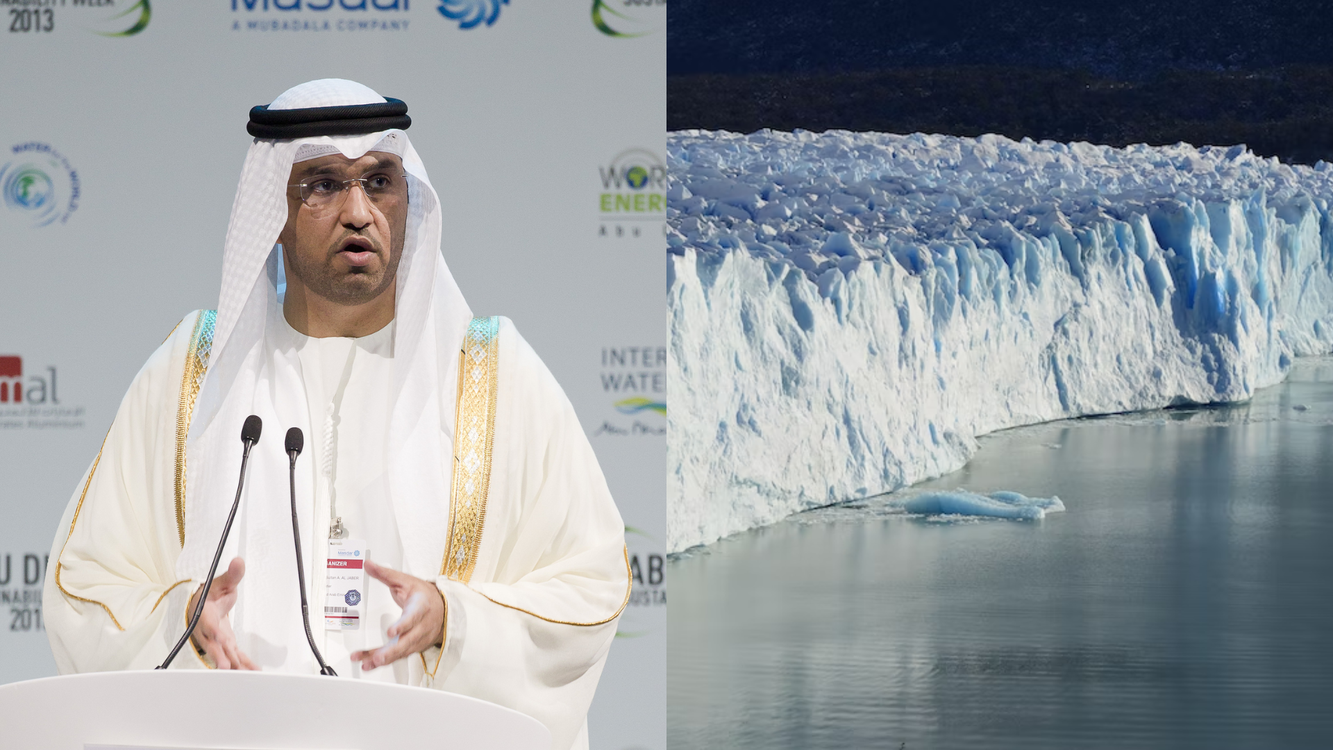 sultan ahmad al-dzabir jaber globálne otepľovanie ľadovec