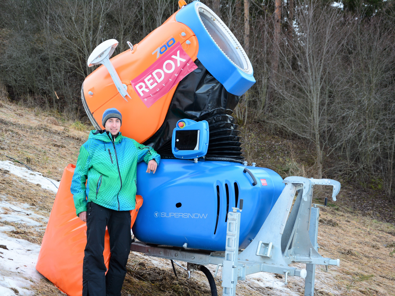 Areál Podbreziny - Športové centrum Petry Vlhovej, Dominik Sagan pri snežnom dele