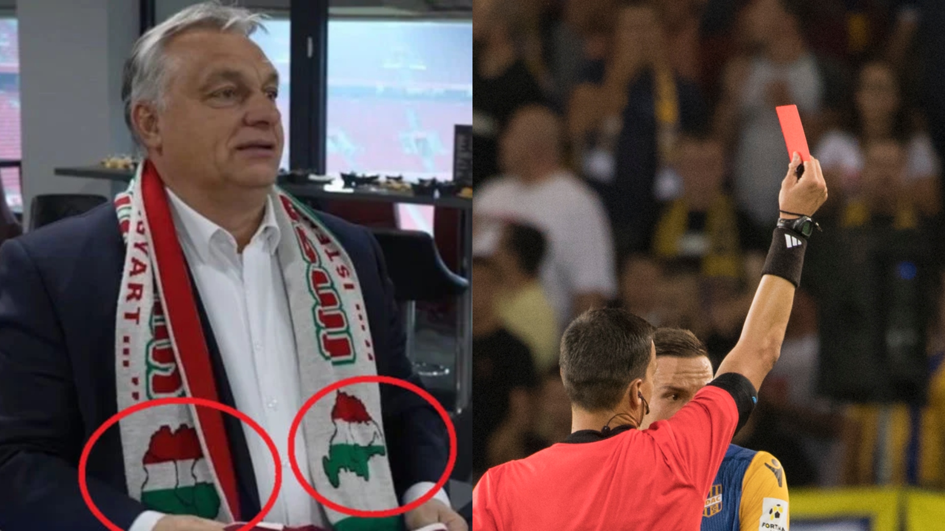 viktor orbán šál s veľkým uhorskom futbal